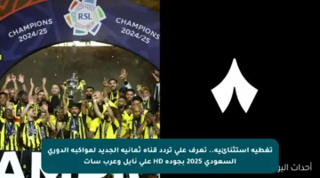 تغطية استثنائية.. تعرف على تردد قناة ثمانية الجديد لمواكبة الدوري السعودي 2025 بجودة HD على نايل وعرب سات